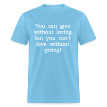 Load image into Gallery viewer, Love to Give - Men's - aquatic blue