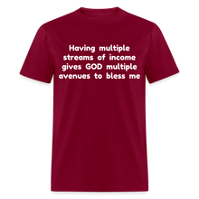 Load image into Gallery viewer, Multiple Streams of Blessings - Men's - burgundy