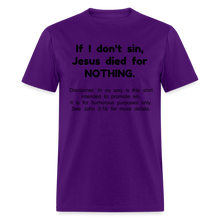 Load image into Gallery viewer, Sense of Humor - Men's (See disclaimer) - purple