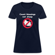Load image into Gallery viewer, Count Blessings - Women's - navy
