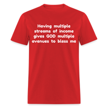 Load image into Gallery viewer, Multiple Streams of Blessings - Men's - red