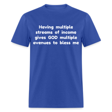 Load image into Gallery viewer, Multiple Streams of Blessings - Men's - royal blue