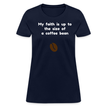 Load image into Gallery viewer, Coffee Bean Faith - Women's - navy