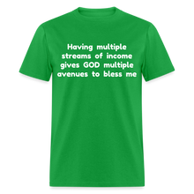 Load image into Gallery viewer, Multiple Streams of Blessings - Men's - bright green