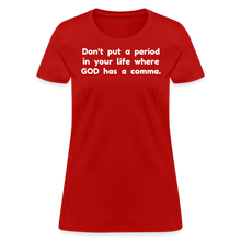 Load image into Gallery viewer, God's Plan - Women's - red