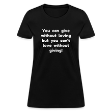 Load image into Gallery viewer, Love to Give - Women's - black