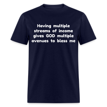 Load image into Gallery viewer, Multiple Streams of Blessings - Men&#39;s - navy
