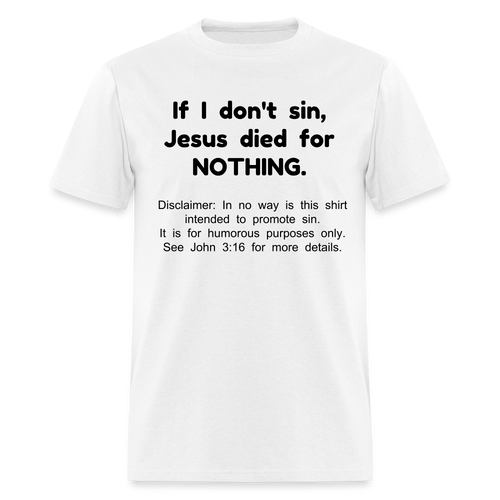Sense of Humor - Men's (See disclaimer) - white