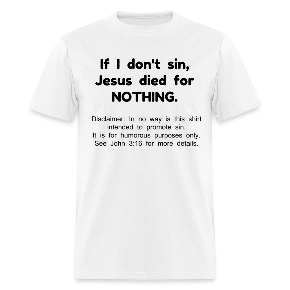 Sense of Humor - Men's (See disclaimer) - white