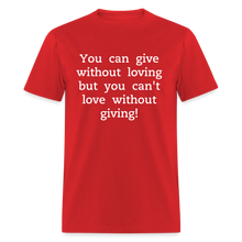Load image into Gallery viewer, Love to Give - Men&#39;s - red
