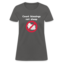 Load image into Gallery viewer, Count Blessings - Women&#39;s - charcoal
