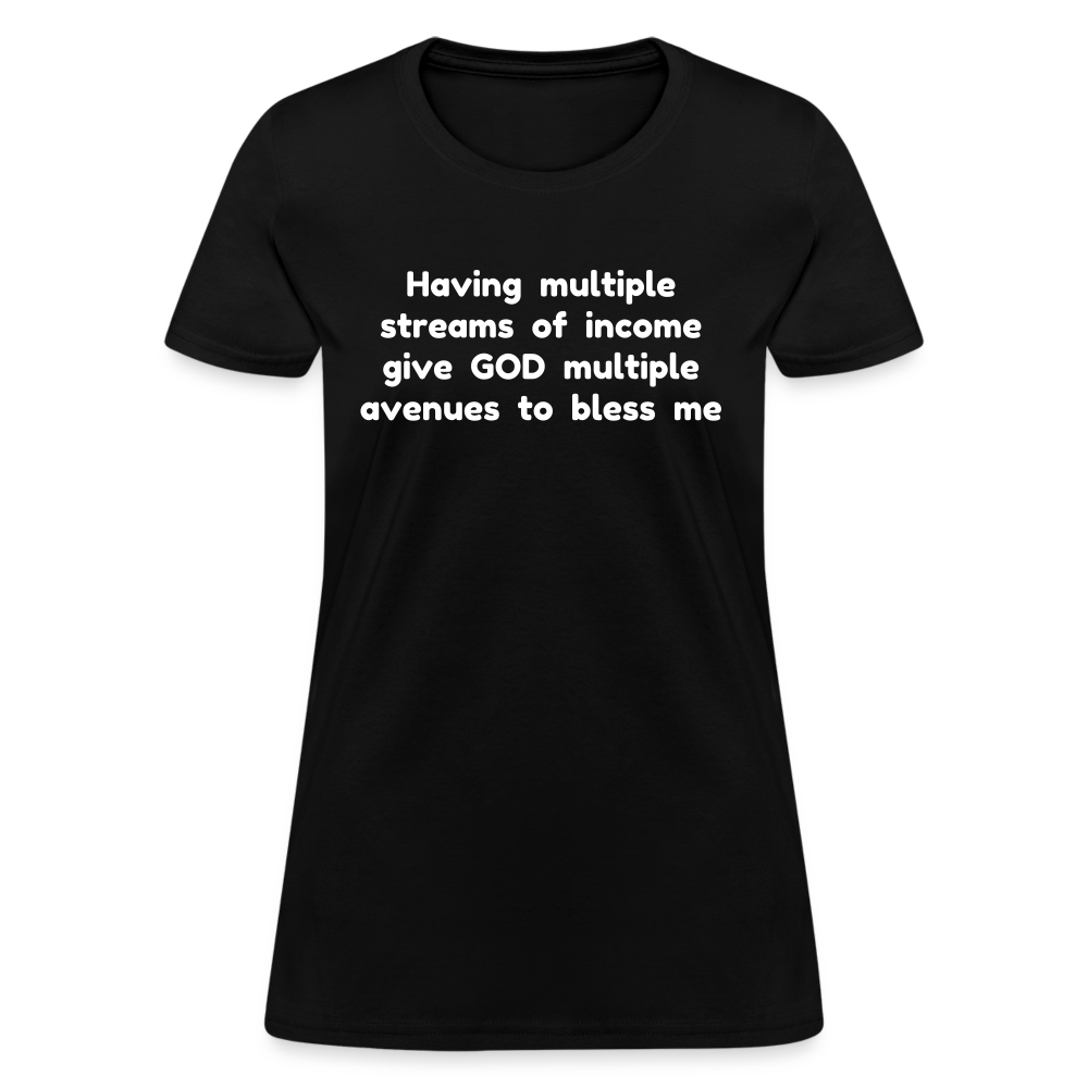 Multiple Streams of Blessings - Women's - black