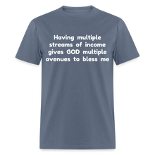 Load image into Gallery viewer, Multiple Streams of Blessings - Men&#39;s - denim
