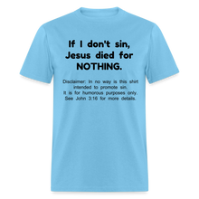 Load image into Gallery viewer, Sense of Humor - Men&#39;s (See disclaimer) - aquatic blue
