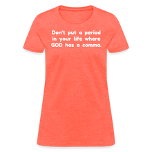Load image into Gallery viewer, God&#39;s Plan - Women&#39;s - heather coral
