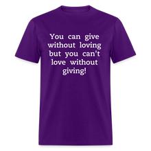 Load image into Gallery viewer, Love to Give - Men&#39;s - purple
