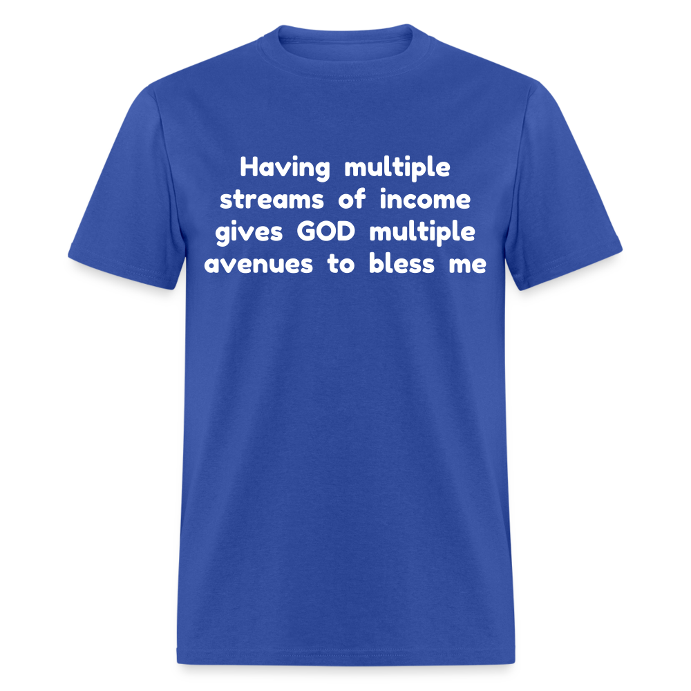 Multiple Streams of Blessings - Men's - royal blue
