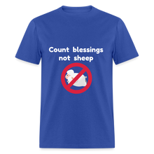 Load image into Gallery viewer, Count Blessings - Men&#39;s - royal blue
