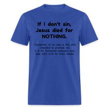 Load image into Gallery viewer, Sense of Humor - Men&#39;s (See disclaimer) - royal blue
