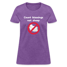 Load image into Gallery viewer, Count Blessings - Women&#39;s - purple heather
