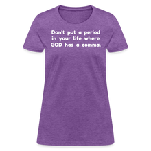 Load image into Gallery viewer, God&#39;s Plan - Women&#39;s - purple heather
