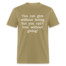 Load image into Gallery viewer, Love to Give - Men&#39;s - khaki
