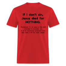 Load image into Gallery viewer, Sense of Humor - Men&#39;s (See disclaimer) - red
