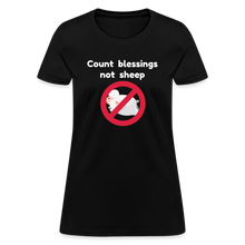 Load image into Gallery viewer, Count Blessings - Women&#39;s - black
