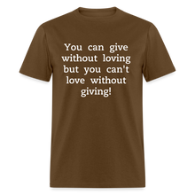Load image into Gallery viewer, Love to Give - Men&#39;s - brown

