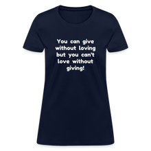 Load image into Gallery viewer, Love to Give - Women&#39;s - navy
